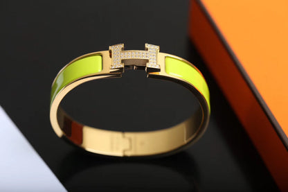 [Super Jewellery]H BRACELET GOLD DIAMOND
