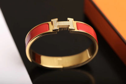 [Super Jewellery]H BRACELET GOLD DIAMOND