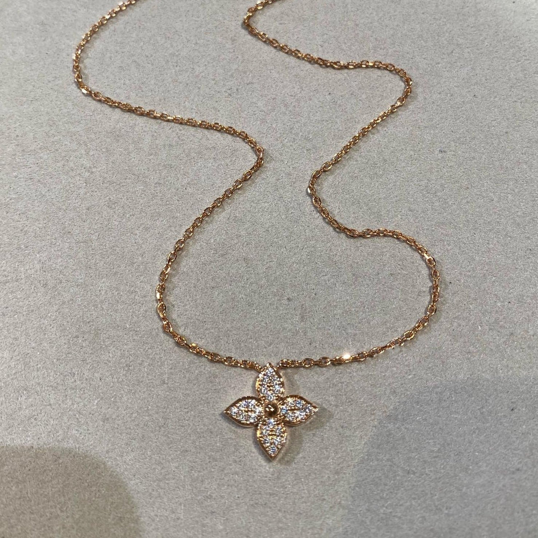 [Super Jewellery]STAR DIAMOND NECKALCE
