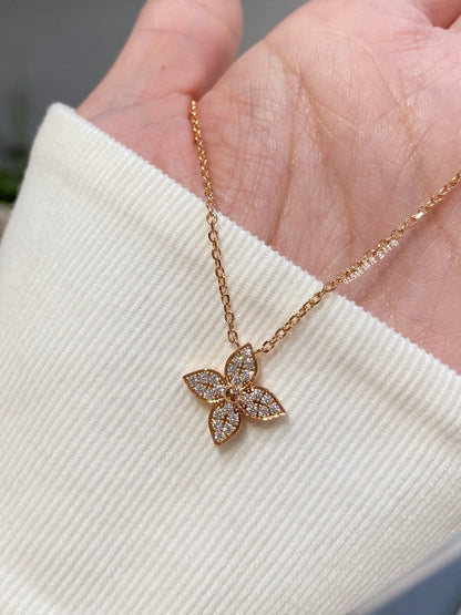 [Super Jewellery]STAR DIAMOND NECKALCE