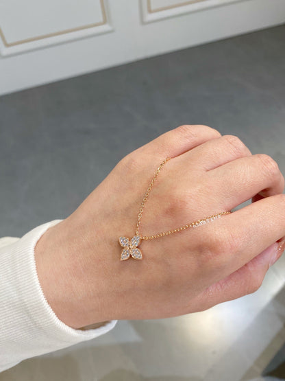 [Super Jewellery]STAR DIAMOND NECKALCE