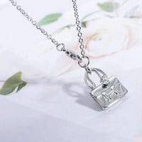 [Super Jewellery]AMULETTE PEDANT SILVER NECKLACE