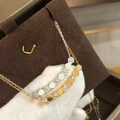 [Super Jewellery]BEE LOVE NECKLACE DIAMOND