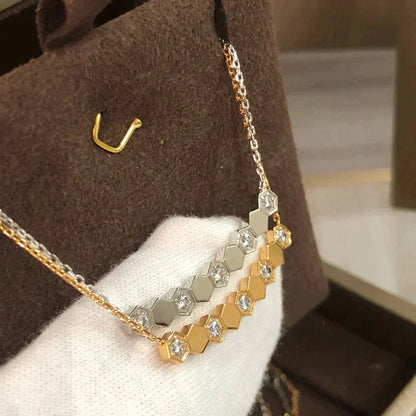 [Super Jewellery]BEE LOVE NECKLACE DIAMOND