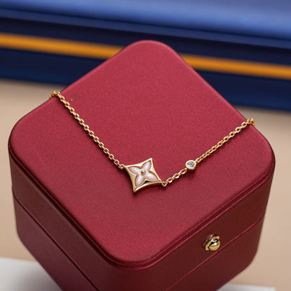 [Super Jewellery]STAR 1 DIAMOND PINK GOLD BRACELET
