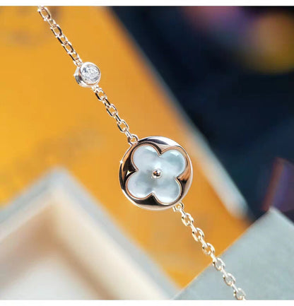 [Super Jewellery]SUN MOP GOLD 1 DIAMOND NECKLACE