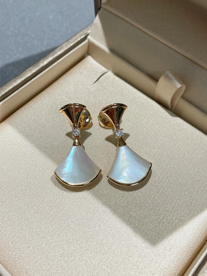 [Super]DREAM MOP 1 DIAMOND EARRINGS