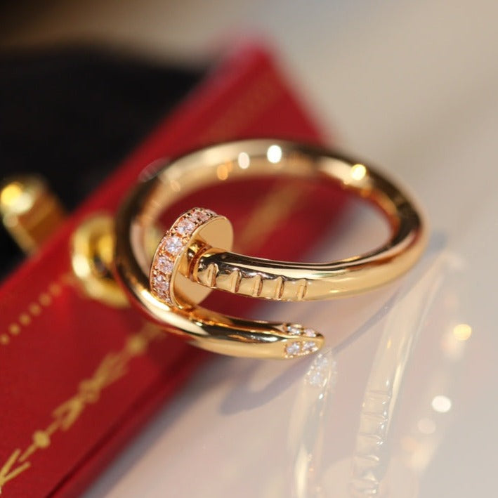 [Super Jewellery]JUSTE RING 2.65MM GOLD DIAMOND