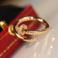 [Super Jewellery]JUSTE RING 2.65MM GOLD DIAMOND