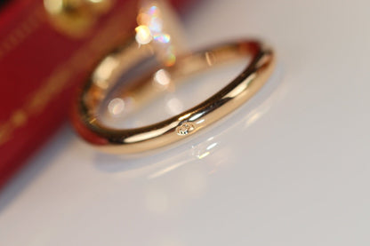 [Super Jewellery]JUSTE RING 2.65MM GOLD DIAMOND