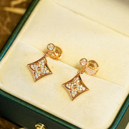 [Super Jewellery]STAR DIAMONDS EARRINGS GOLD