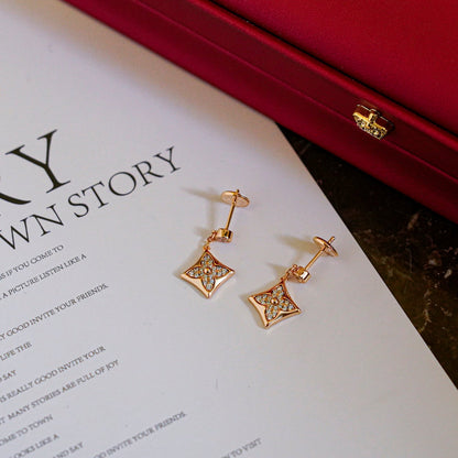 [Super Jewellery]STAR DIAMONDS EARRINGS GOLD