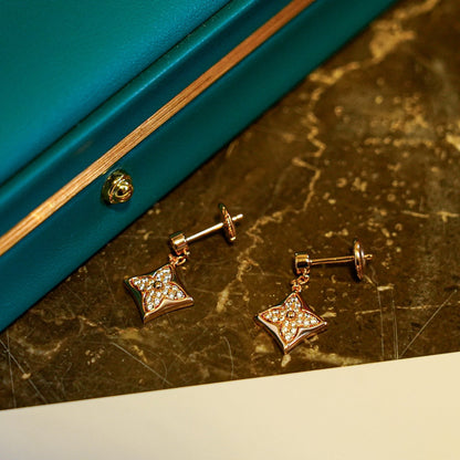 [Super Jewellery]STAR DIAMONDS EARRINGS GOLD