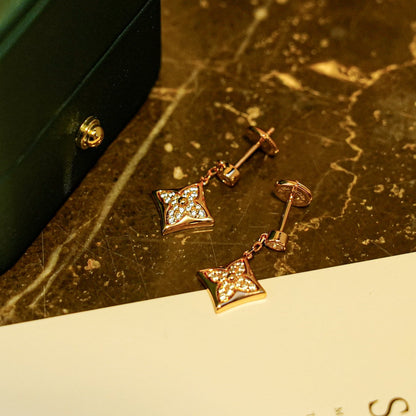 [Super Jewellery]STAR DIAMONDS EARRINGS GOLD