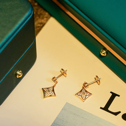 [Super Jewellery]STAR DIAMONDS EARRINGS GOLD