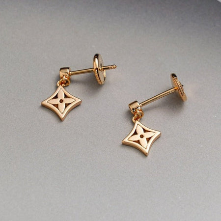 [Super Jewellery]STAR EARRINGS GOLD