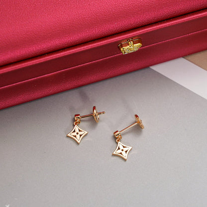[Super Jewellery]STAR EARRINGS GOLD