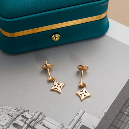 [Super Jewellery]STAR EARRINGS GOLD