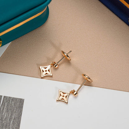 [Super Jewellery]STAR EARRINGS GOLD