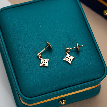 [Super Jewellery]STAR EARRINGS GOLD