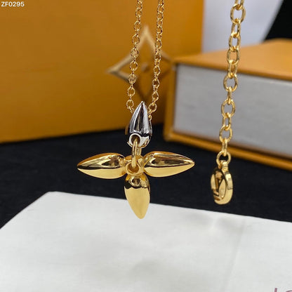 [Super Jewellery]LOUISETTE PEDANT GOLD NECKLACE
