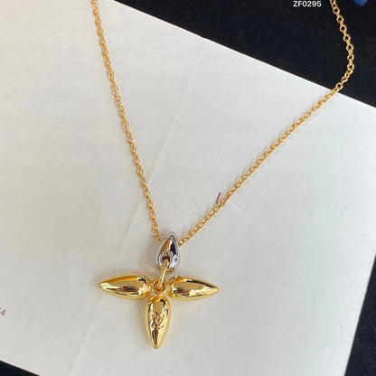[Super Jewellery]LOUISETTE PEDANT GOLD NECKLACE