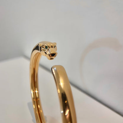 [Super Jewellery]PANTHERE GOLD OPEN BRACELET