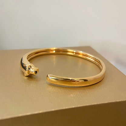 [Super Jewellery]PANTHERE GOLD OPEN BRACELET
