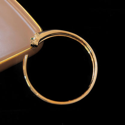[Super Jewellery]PANTHERE GOLD OPEN BRACELET