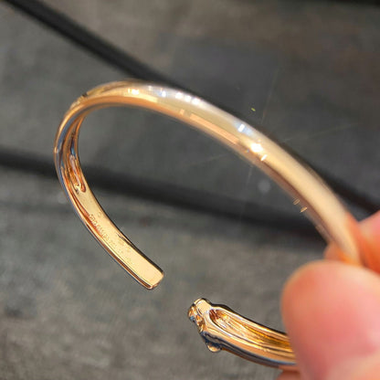 [Super Jewellery]PANTHERE GOLD OPEN BRACELET