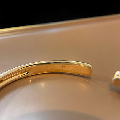 [Super Jewellery]PANTHERE GOLD OPEN BRACELET