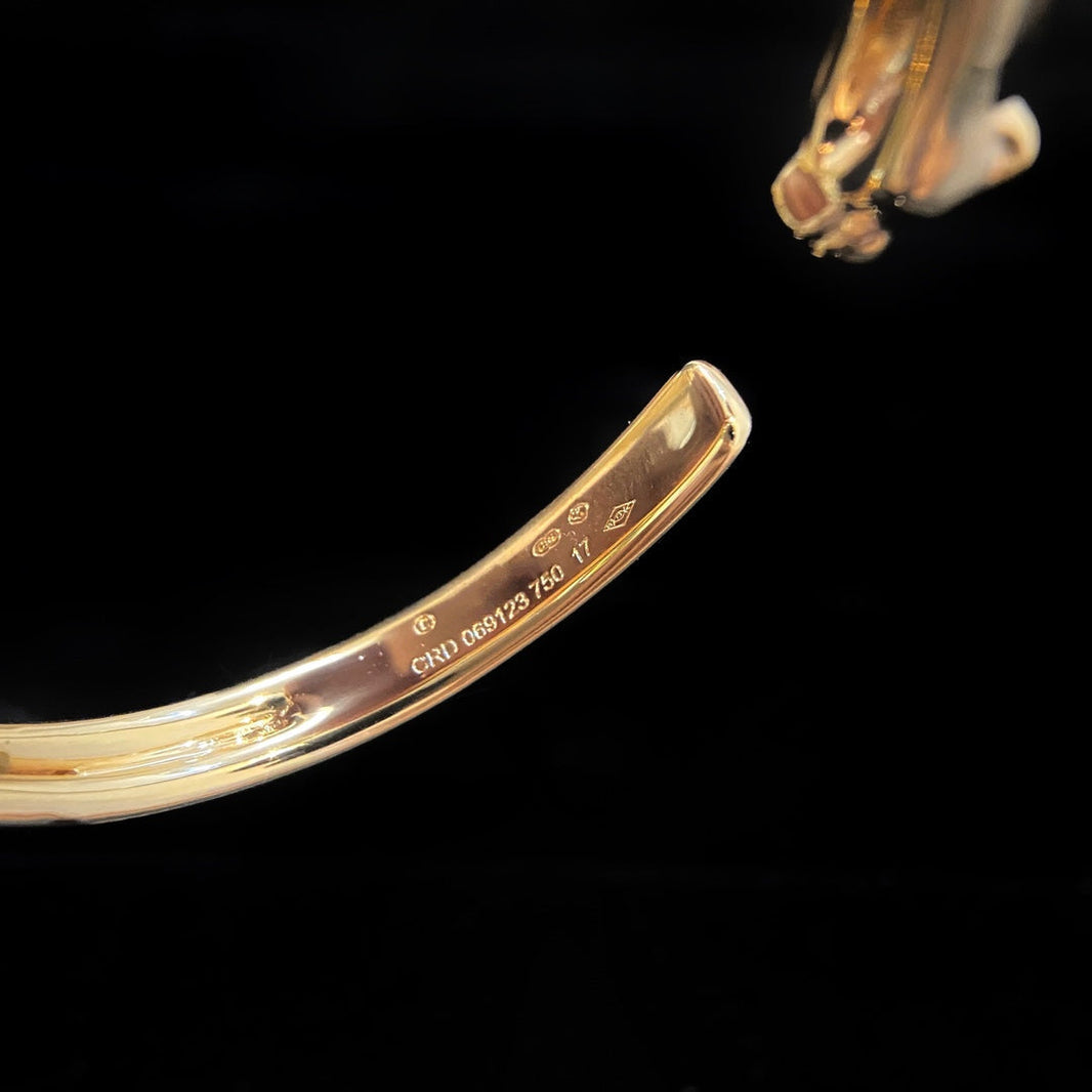 [Super Jewellery]PANTHERE GOLD OPEN BRACELET