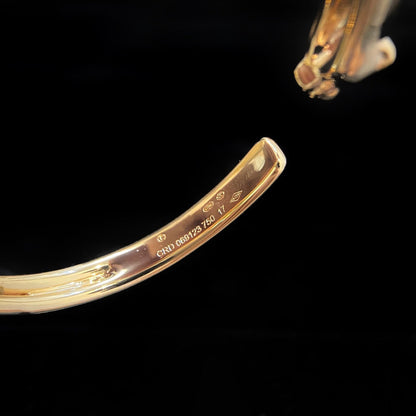 [Super Jewellery]PANTHERE GOLD OPEN BRACELET