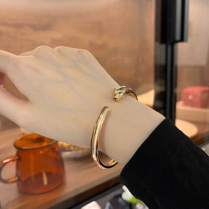 [Super Jewellery]PANTHERE GOLD OPEN BRACELET