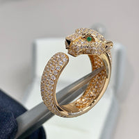 [Super Jewellery]PANTHERE PINK GOLD DIAMOND RING