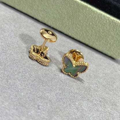 [Super Jewellery]BUTTERFLY DARK MOP  EARRINGS