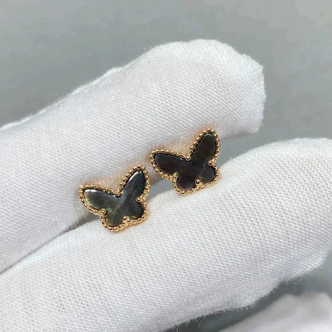 [Super Jewellery]BUTTERFLY DARK MOP  EARRINGS