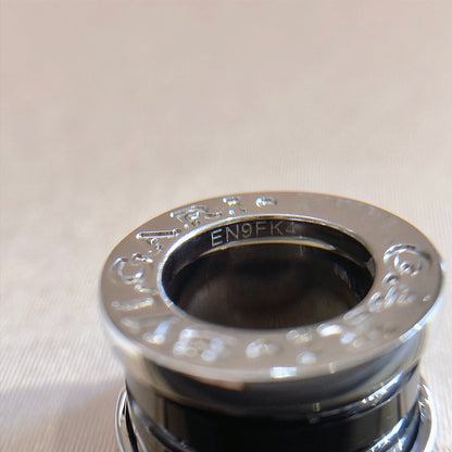 [Super]ZERO 1 BLACK CERAMIC SILVER NECKLACE