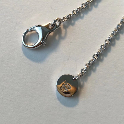 [Super]ZERO 1 BLACK CERAMIC SILVER NECKLACE