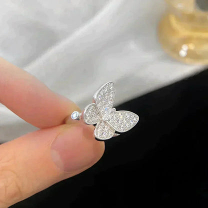 [Super Jewellery]BUTTERFLY DIAMOND RING