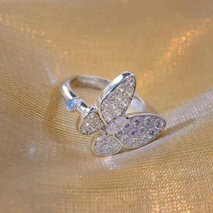 [Super Jewellery]BUTTERFLY DIAMOND RING