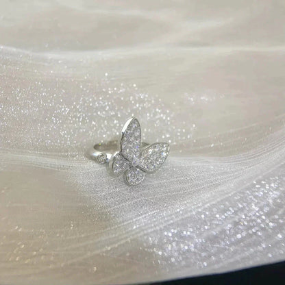 [Super Jewellery]BUTTERFLY DIAMOND RING