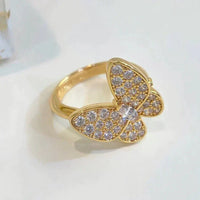 [Super Jewellery]BUTTERFLY DIAMOND RING