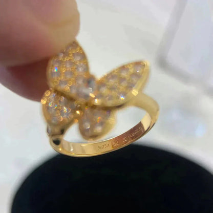 [Super Jewellery]BUTTERFLY DIAMOND RING