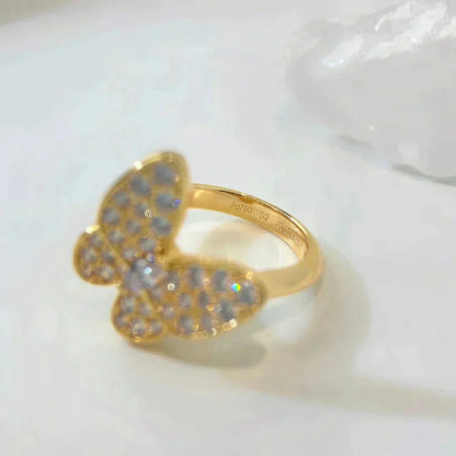 [Super Jewellery]BUTTERFLY DIAMOND RING