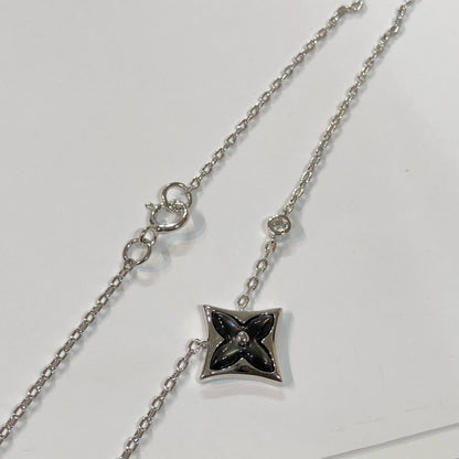 [Super Jewellery]STAR BLACK MOP NECKLACE