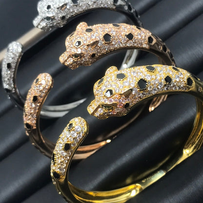 [Super Jewellery]PANTHERE BIG BRACELET DIAMONDS
