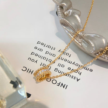 [Super Jewellery]PERLEE DIAMOND NECKLACE