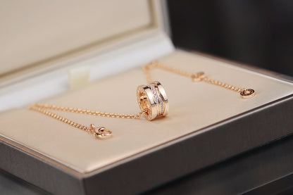 [Super]ZERO 1 PINK GOLD DIAMOND NECKLACE
