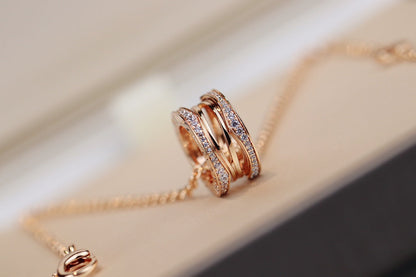 [Super]ZERO 1 PINK GOLD NECKLACE